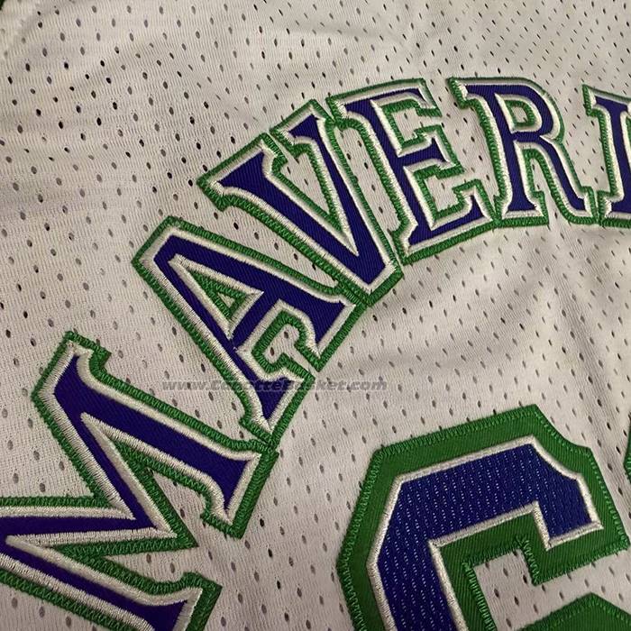 Maglia Dallas Mavericks Dennis Rodman No 69 Mitchell & Ness 1999-20 Bianco